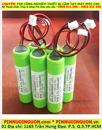 EVE INR18650/33V, Pin sạc 3.7v lithium Li-ion INR18650/33V (3200mAh, Dòng Xả Discharge 10A) chính hãng